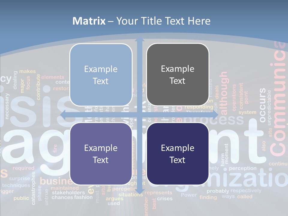 Methods Risk Crisis PowerPoint Template
