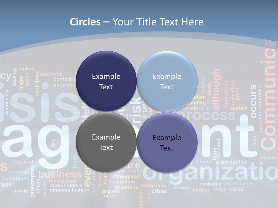 Methods Risk Crisis PowerPoint Template