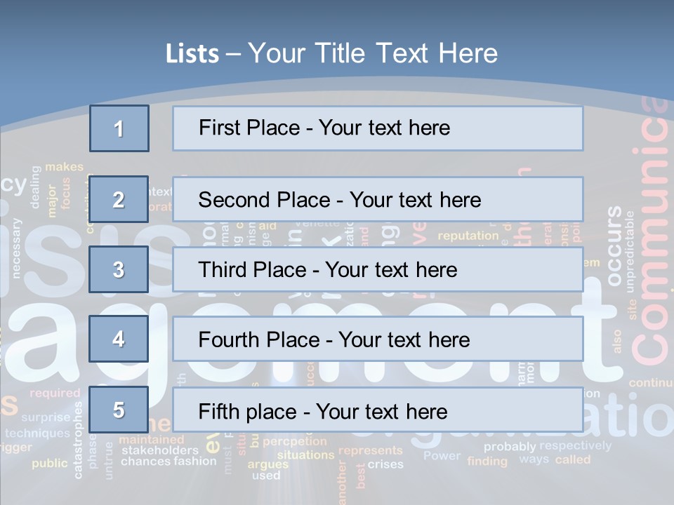 Methods Risk Crisis PowerPoint Template