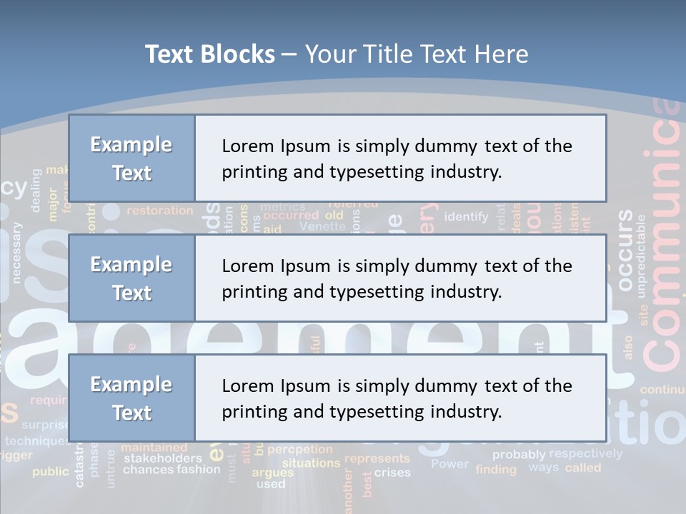 Methods Risk Crisis PowerPoint Template
