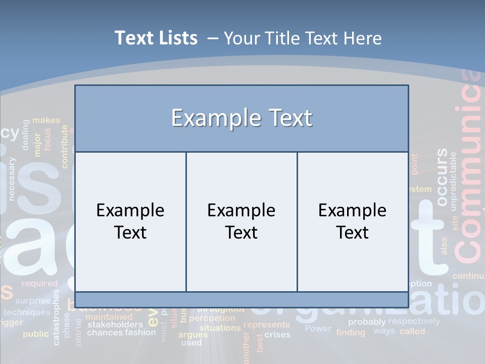 Methods Risk Crisis PowerPoint Template