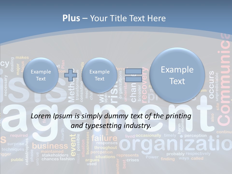 Methods Risk Crisis PowerPoint Template