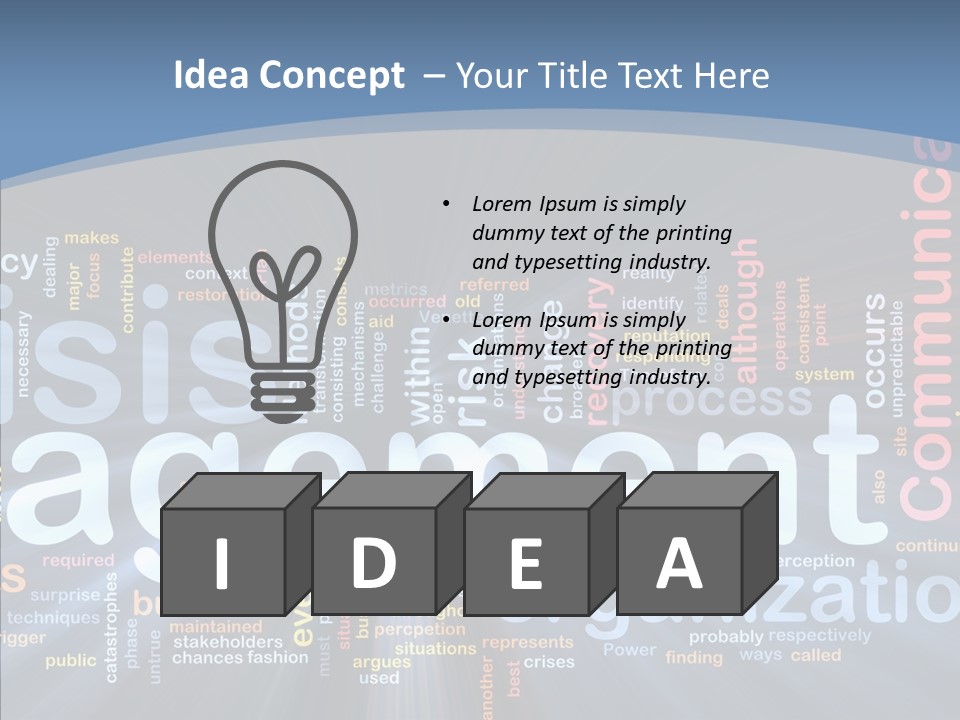 Methods Risk Crisis PowerPoint Template