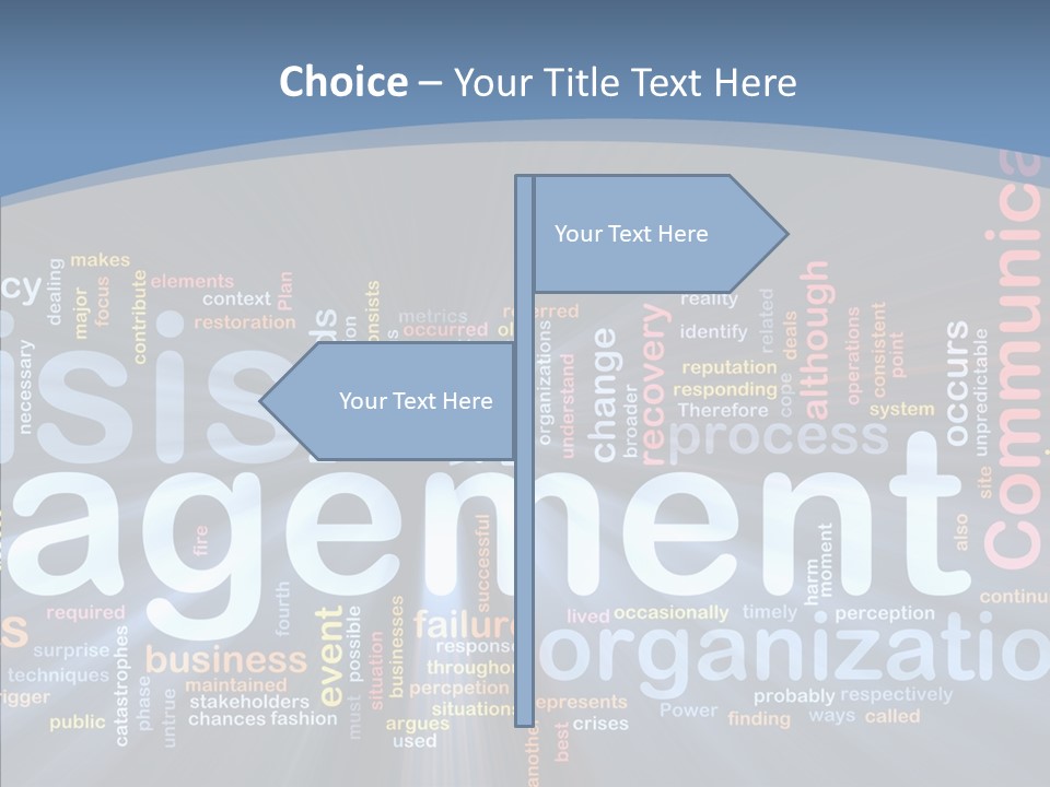 Methods Risk Crisis PowerPoint Template
