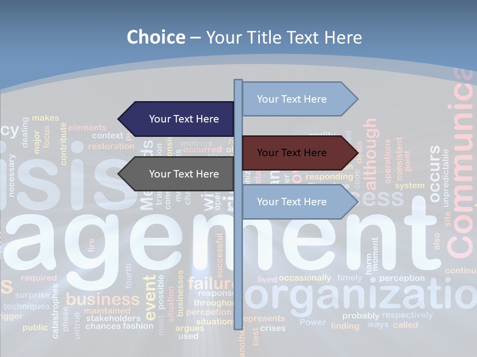 Methods Risk Crisis PowerPoint Template