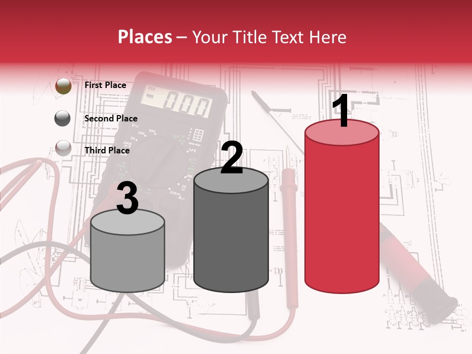 Digital Electrician Fuse PowerPoint Template