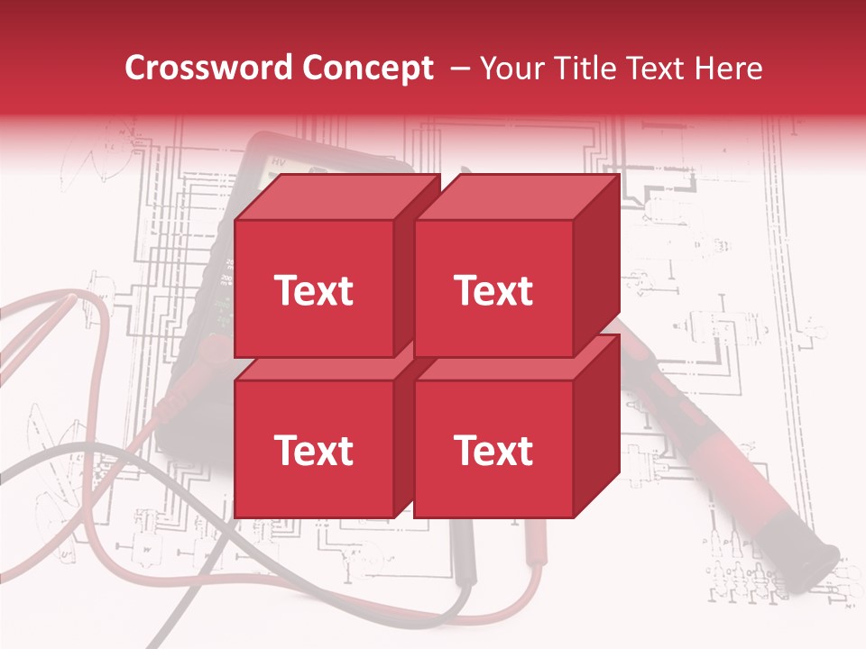 Digital Electrician Fuse PowerPoint Template