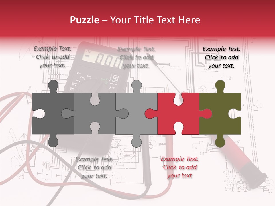 Digital Electrician Fuse PowerPoint Template