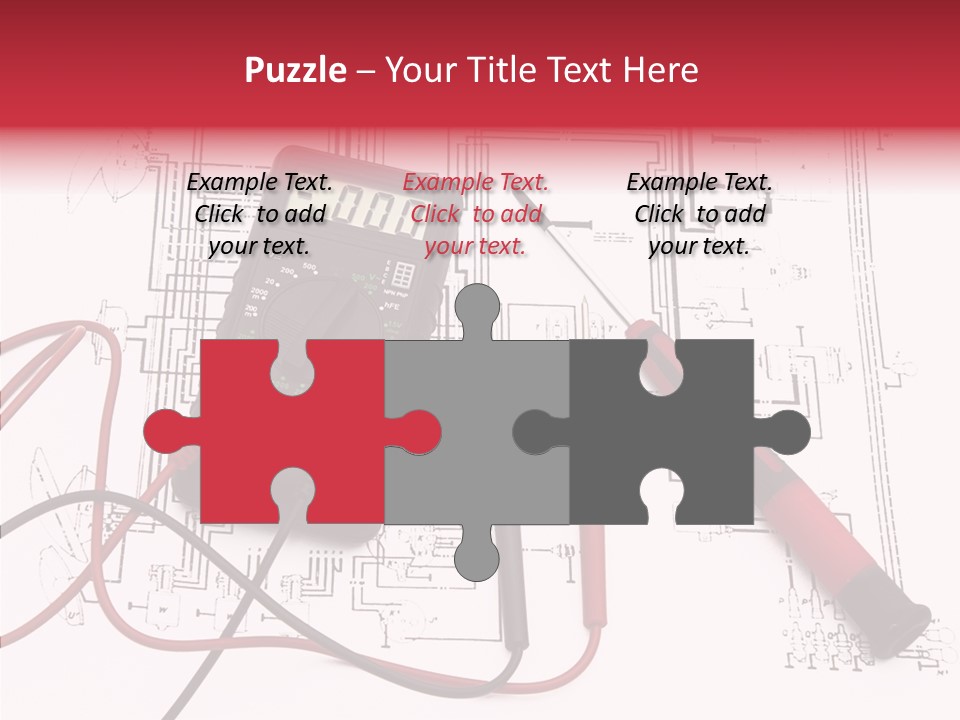 Digital Electrician Fuse PowerPoint Template