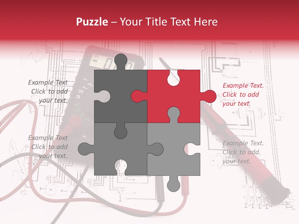 Digital Electrician Fuse PowerPoint Template