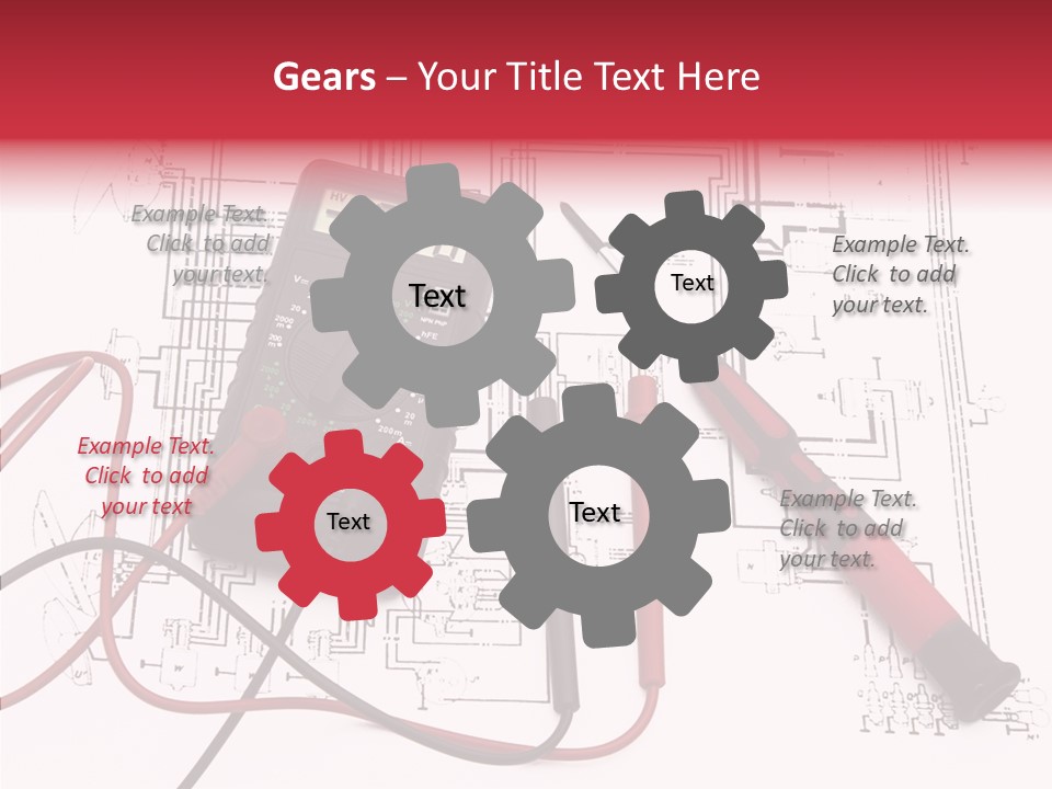 Digital Electrician Fuse PowerPoint Template