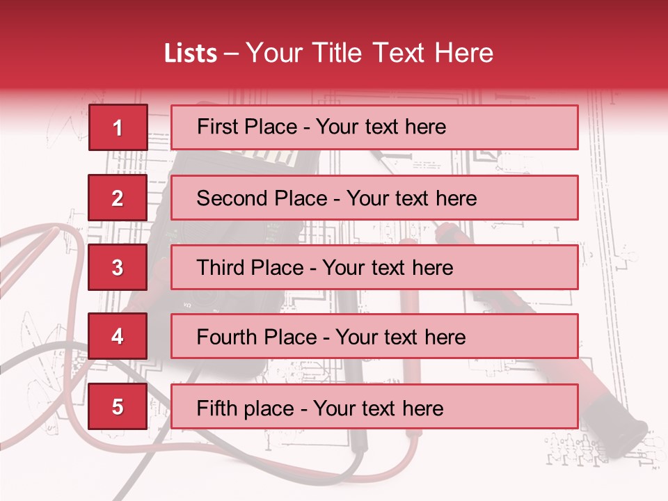 Digital Electrician Fuse PowerPoint Template