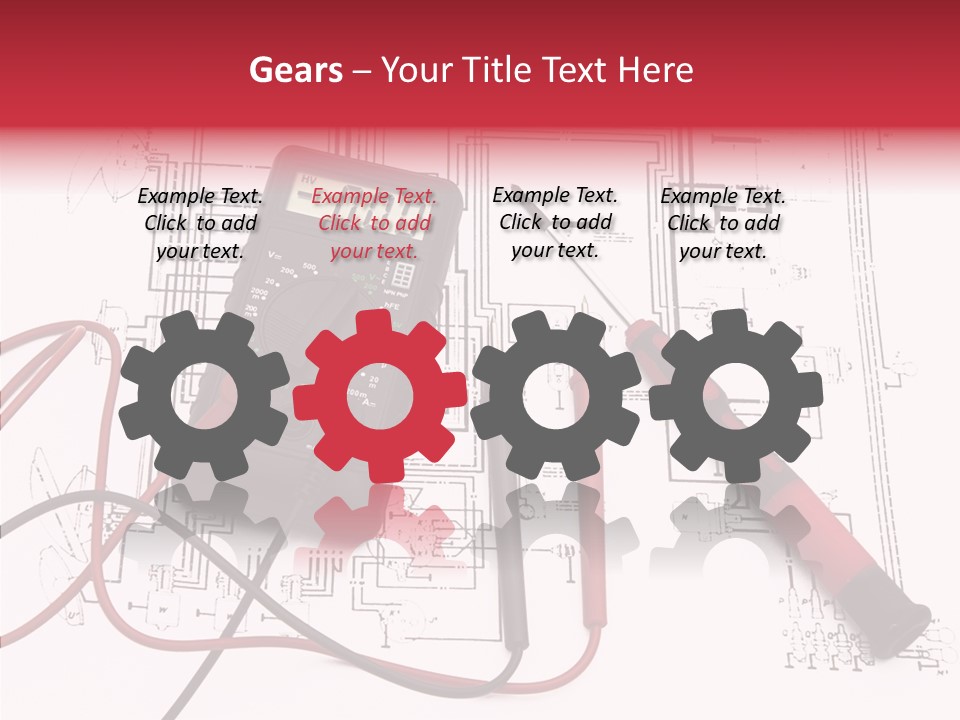 Digital Electrician Fuse PowerPoint Template