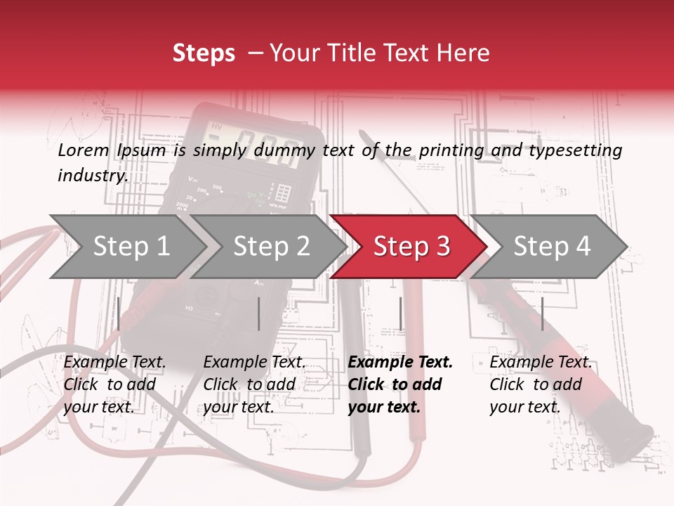 Digital Electrician Fuse PowerPoint Template