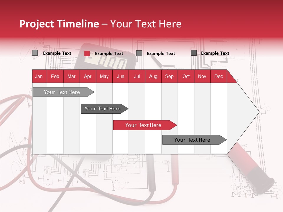 Digital Electrician Fuse PowerPoint Template
