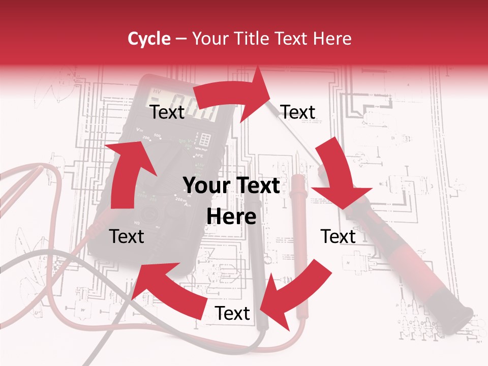 Digital Electrician Fuse PowerPoint Template