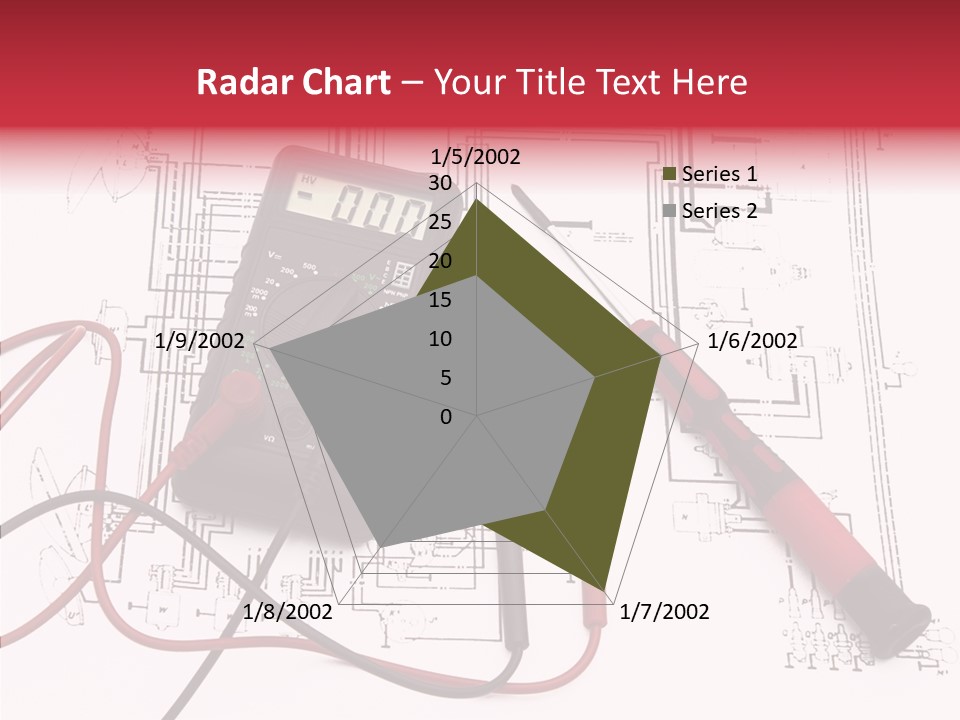 Digital Electrician Fuse PowerPoint Template