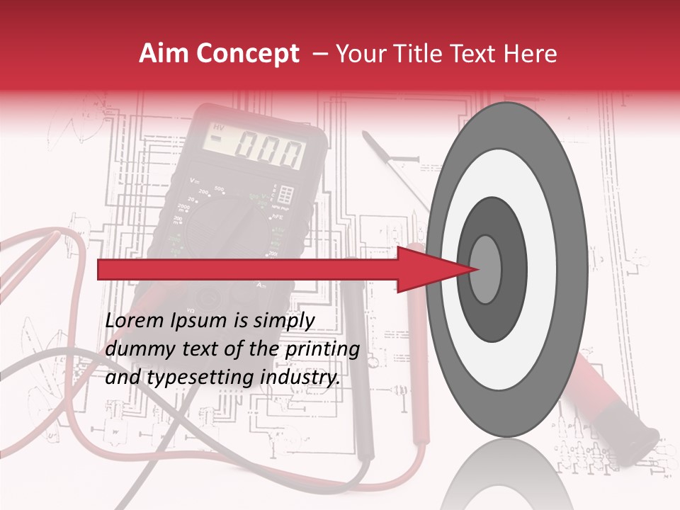 Digital Electrician Fuse PowerPoint Template