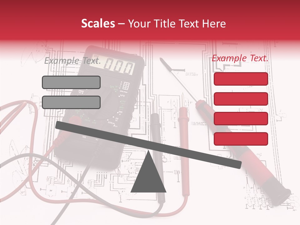 Digital Electrician Fuse PowerPoint Template