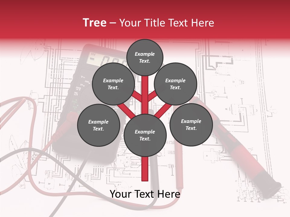 Digital Electrician Fuse PowerPoint Template