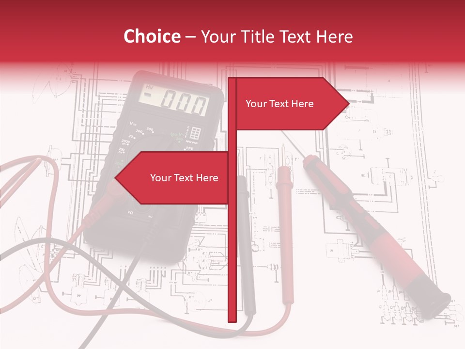 Digital Electrician Fuse PowerPoint Template