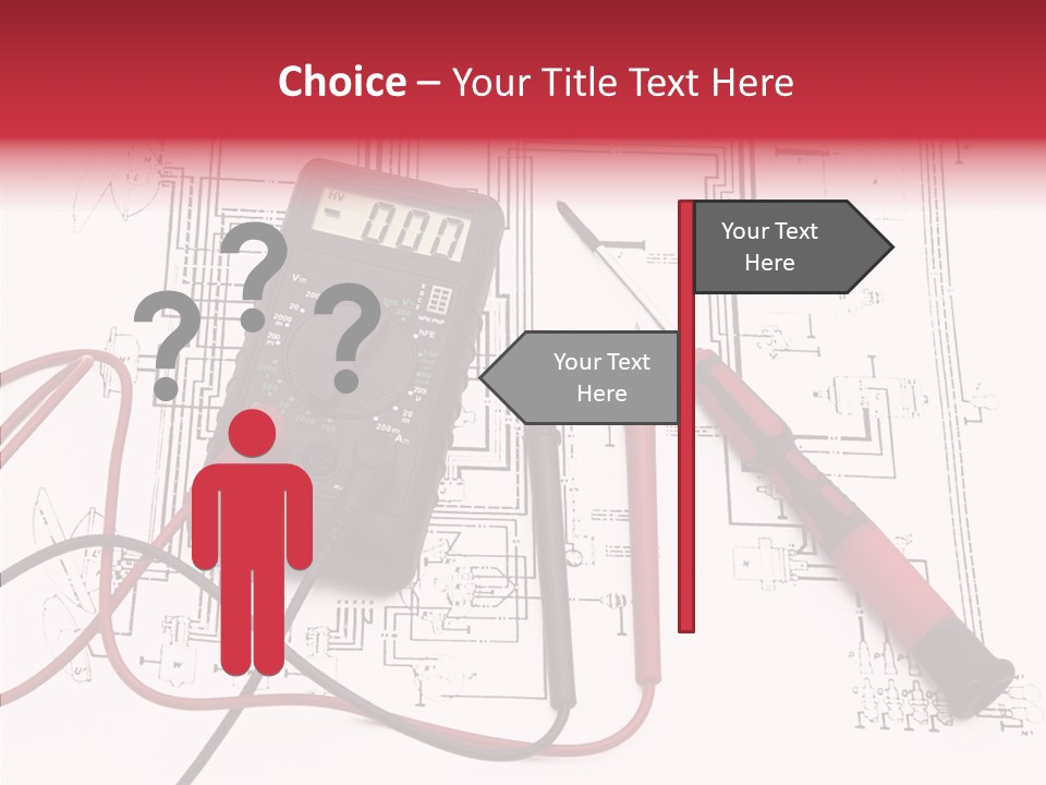 Digital Electrician Fuse PowerPoint Template