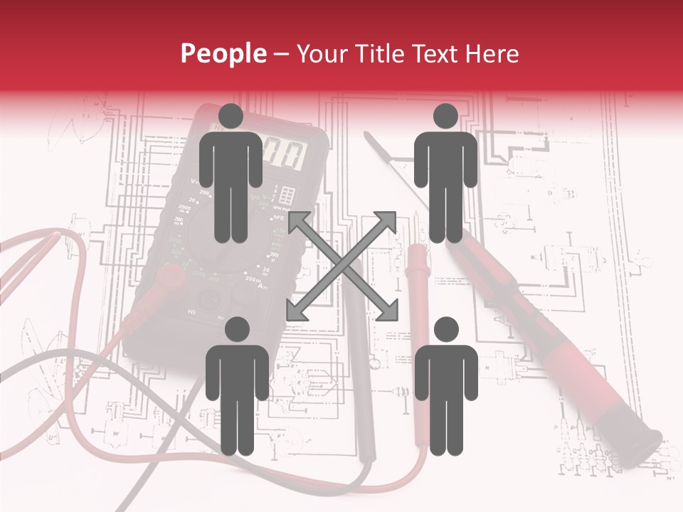 Digital Electrician Fuse PowerPoint Template