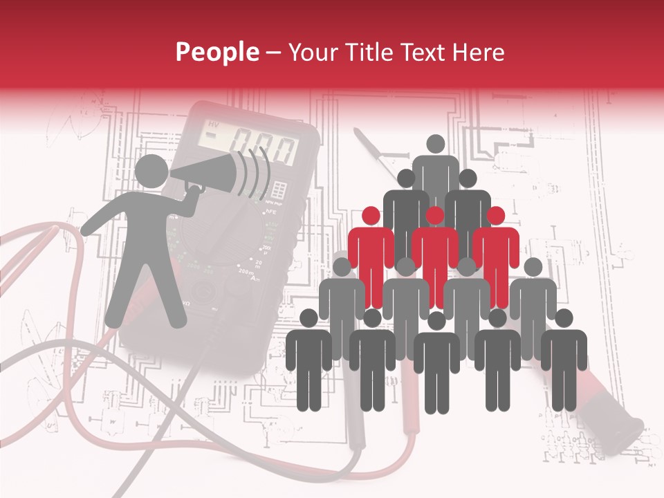 Digital Electrician Fuse PowerPoint Template