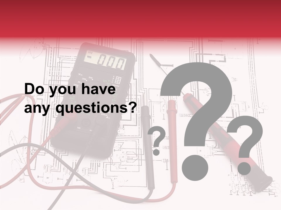 Digital Electrician Fuse PowerPoint Template