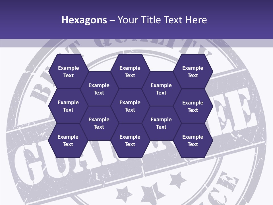 Illustration Stamp Insignia PowerPoint Template