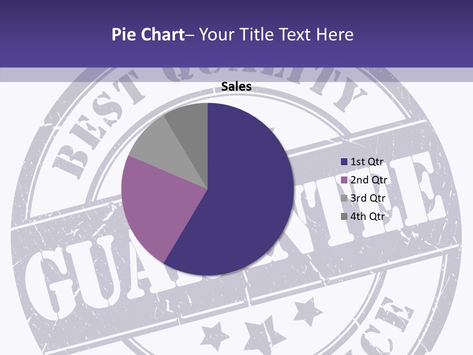 Illustration Stamp Insignia PowerPoint Template