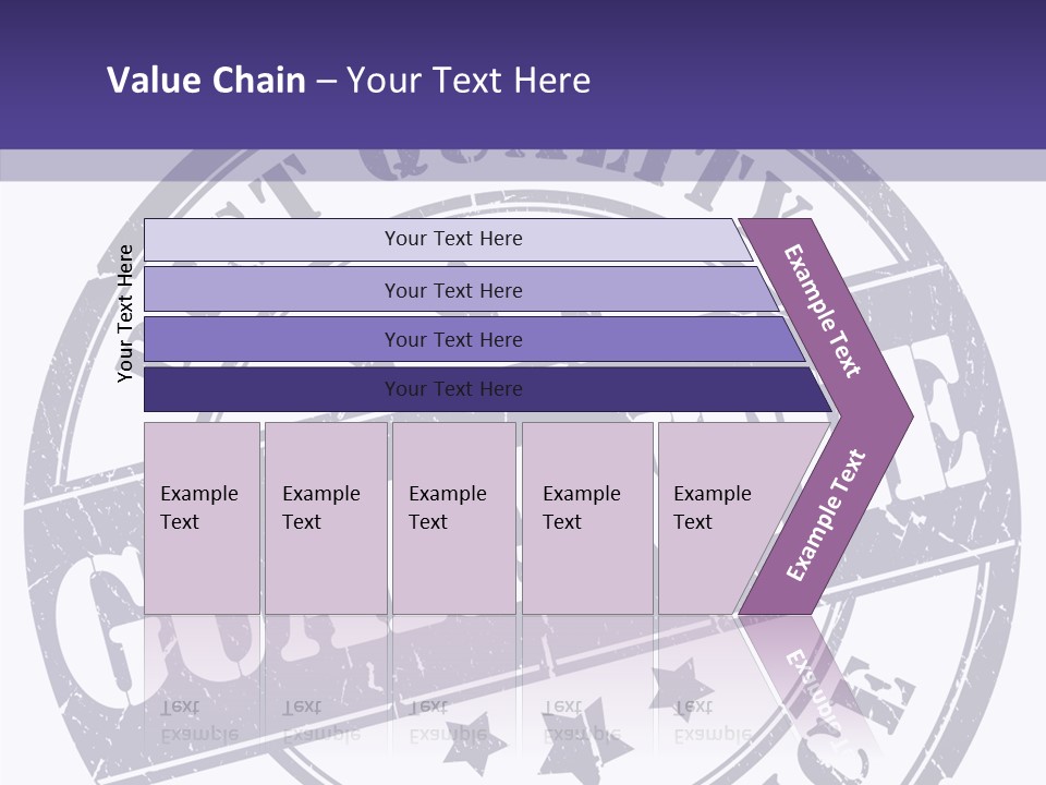 Illustration Stamp Insignia PowerPoint Template