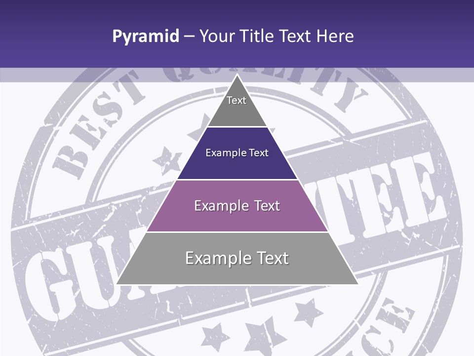 Illustration Stamp Insignia PowerPoint Template
