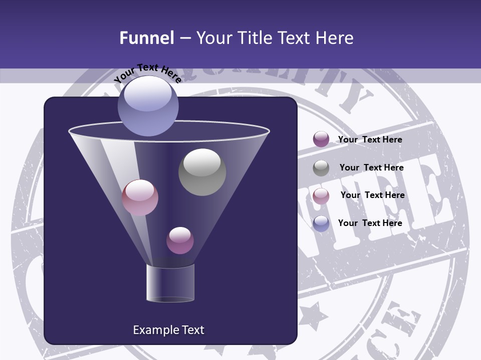 Illustration Stamp Insignia PowerPoint Template