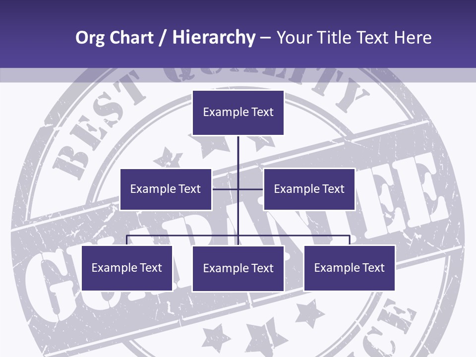 Illustration Stamp Insignia PowerPoint Template
