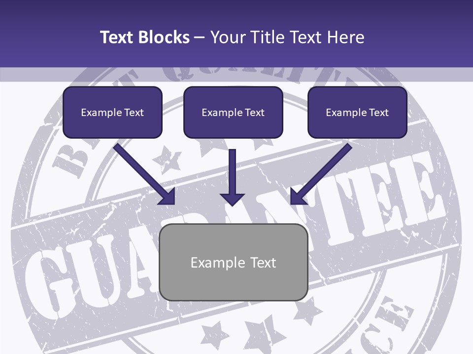 Illustration Stamp Insignia PowerPoint Template