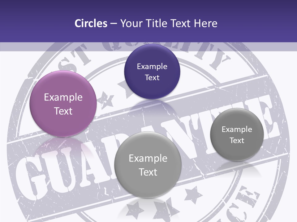 Illustration Stamp Insignia PowerPoint Template