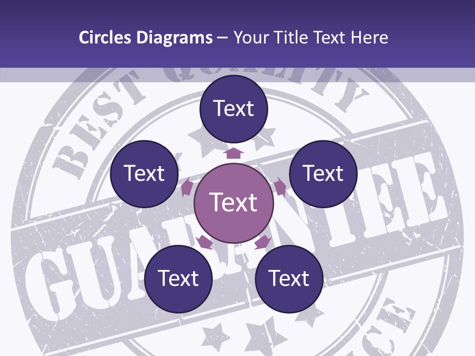 Illustration Stamp Insignia PowerPoint Template