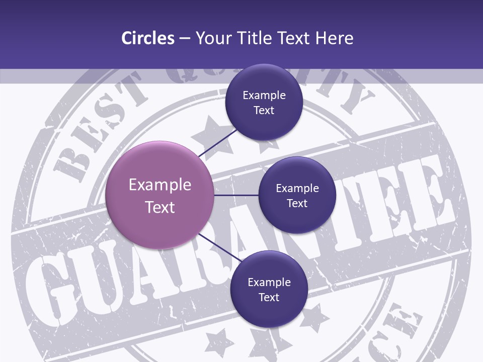 Illustration Stamp Insignia PowerPoint Template