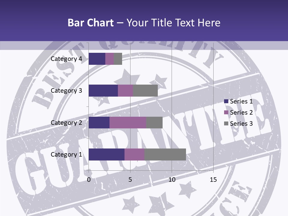 Illustration Stamp Insignia PowerPoint Template