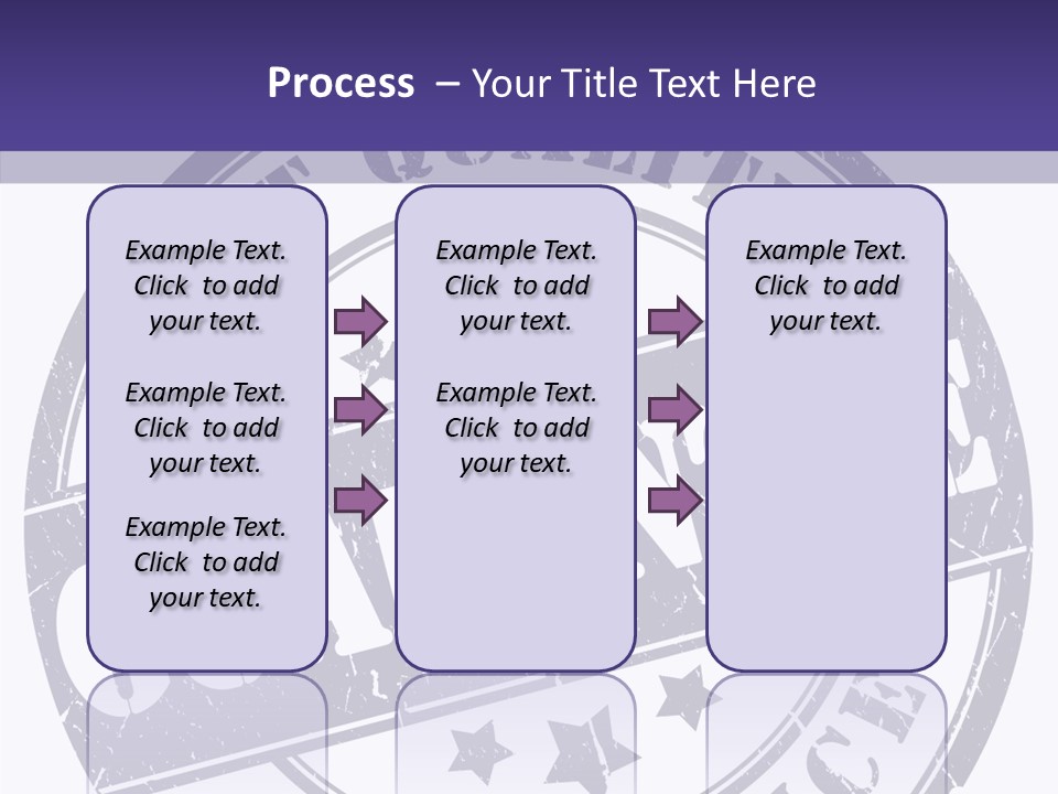 Illustration Stamp Insignia PowerPoint Template
