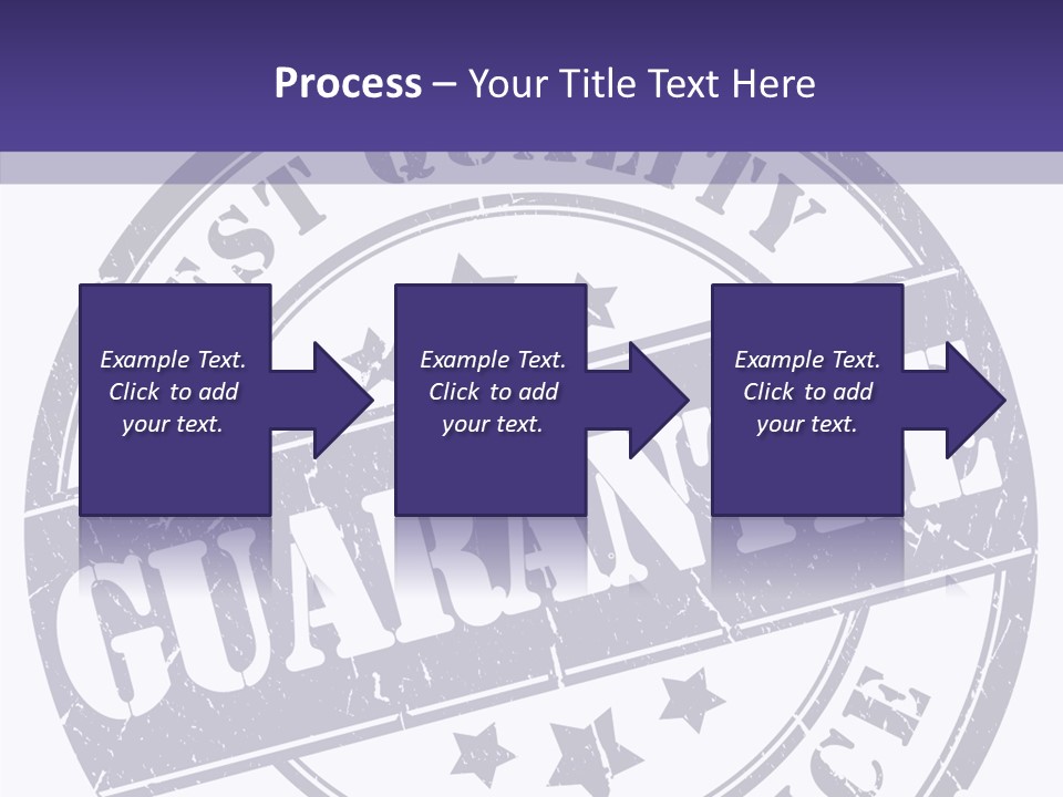 Illustration Stamp Insignia PowerPoint Template