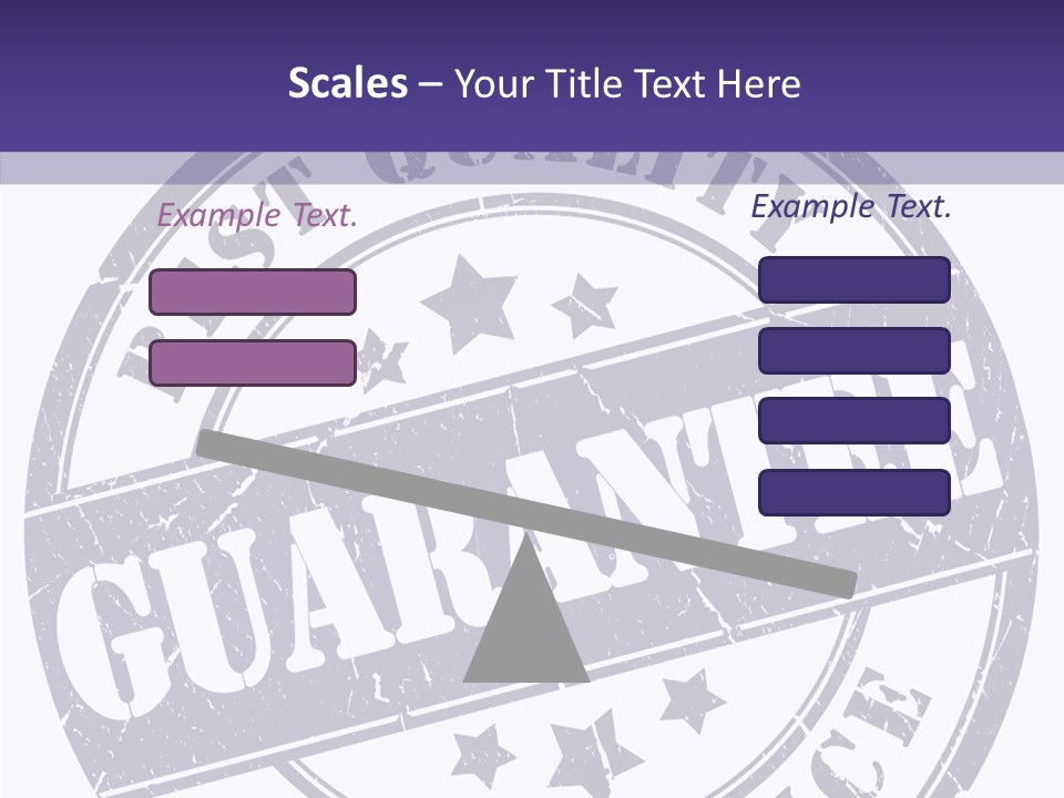 Illustration Stamp Insignia PowerPoint Template