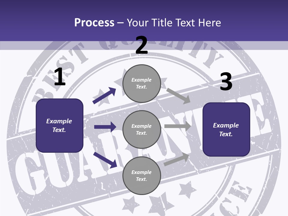 Illustration Stamp Insignia PowerPoint Template