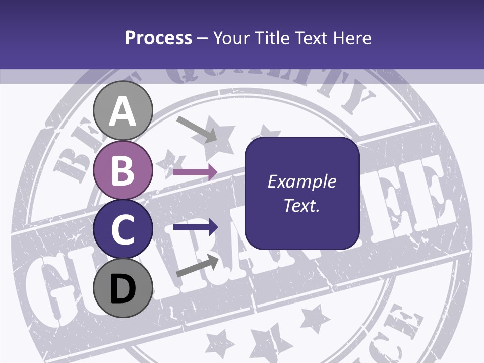 Illustration Stamp Insignia PowerPoint Template
