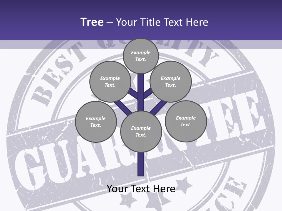 Illustration Stamp Insignia PowerPoint Template