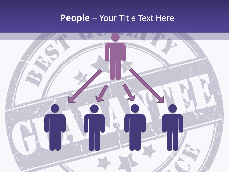 Illustration Stamp Insignia PowerPoint Template