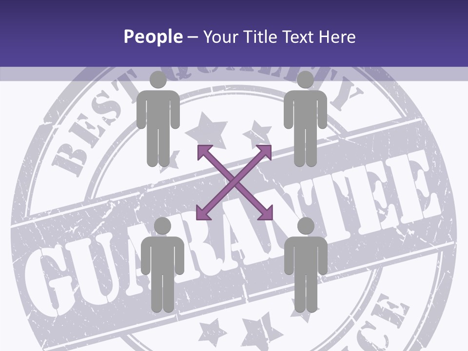 Illustration Stamp Insignia PowerPoint Template