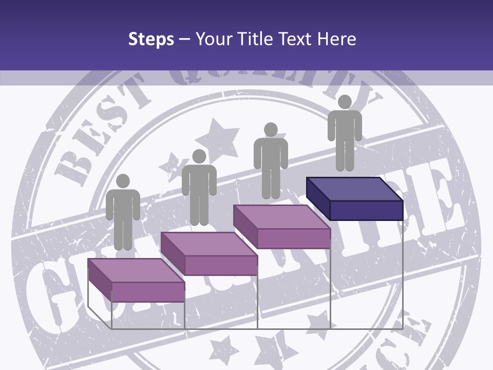 Illustration Stamp Insignia PowerPoint Template