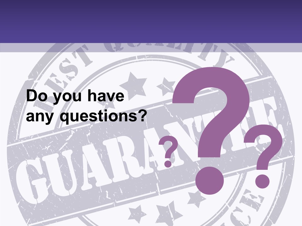 Illustration Stamp Insignia PowerPoint Template